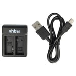 Chargeur USB double pour GoPro Hero 3 III Silver Edition 4,2V 57