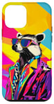 Coque pour iPhone 12 mini Badger Fashion, joli pop art coloré