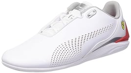 PUMA Femme Ferrari Drift Cat Decima Basket, Rosso Corsa Blanc, 37.5 EU