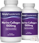 Marine Collagen Tablets 1500Mg | 360 Tablets | Manufactured in the UK