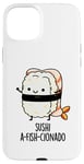 Coque pour iPhone 15 Plus Jeu de mots amusant Sushi A-Fish-Cionado