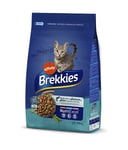 Brekkies Nourriture pour Chat au Saumon, Thon et légumes 3,5 kg