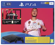 Console de jeux Sony PS4 Slim 1 To Noir + Jeu Fifa 20 + Voucher PS Plus 14j