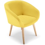 Chaise / Fauteuil style scandinave Frost Jaune