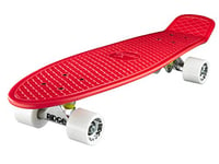 Ridge Retro 27 Skateboard complet Rouge/Blanc 27" x 7,5" - 69 cm