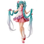 Hatsune Miku Anime Figur Samlarobjekt PVC Modell Docka Braids