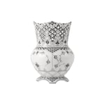 Svart Musselmalt Helblonde Vase 22 Cm