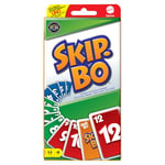 Mattel Games, SKIP-BO Card Games for ages +7, card sequencying family game from UNO creators, 52370