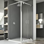 CABINE DE DOUCHE 70X100 VERRE 2 PORTES PIVOTANTES P STAMPATO C AP. 100