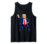 Donald Trump Dance Funny Dancing Like a Boss Tank Top