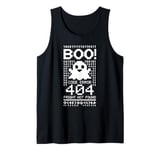 Boo! Code Error 404 - Fright Not Found Funny Coder Halloween Tank Top