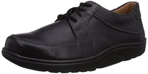 Ganter Aktiv Heimo, Weite H, Derby Homme, Noir (schwarz 0100), 47.5 EU (taille fabricant: 12.5 UK)