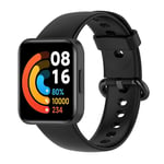 Mjukt Xiaomi Redmi Watch 2/Lite klockarmband - Svart Svart