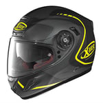 Casque intégral X-Lite X-702 GT Cosy, Couleur Noir Mat/Jaune, Taille M (57/58)