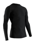 X-Bionic Energy Accumulator 4.0 T-Shirt Maillot de Compression Manches Longues Noir Hommes Taille L