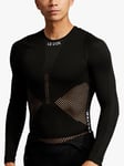 Le Col Unisex Pro Mesh Long Sleeve Base Layer Cycling Top, Black