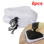 Steam Floor Mop Steamer Cleaner 6Pcs Microfiber Cloth Cleaning Pads Set New