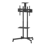 766623461238 Manhattan TV & Monitor Mount, Trolley Stand, 1 screen, Screen S