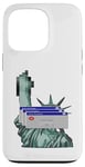 iPhone 13 Pro Cool New York City NYC Statue of Liberty USA Flag Design Case