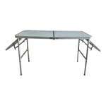 Table Pliante avec Rallonges Pieds Réglables 4 Couverts Camping Car - Midland