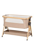 Silver Cross Lunar Bedside Crib, Oatmeal