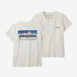 Patagonia P-6 Mission Organic T-shirt, Dame Birch White L