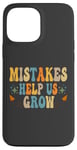 Coque pour iPhone 13 Pro Max Groovy Growth Mindset Positive Retro Teachers Retournent à l'école