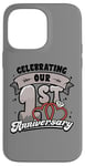 iPhone 14 Pro Max 1st Wedding Anniversary Celebrating 1 Year Matching Gift Case