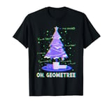 Oh Geometree Christmas Tree Geometry Math T-Shirt