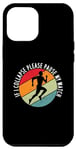 Coque pour iPhone 12 Pro Max Si je m'effondre, veuillez suspendre ma montre Funny Running Marathon