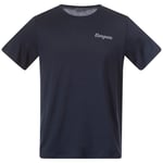 Bergans Men's Rabot Emblem Wool Tee Navy Blue, XL