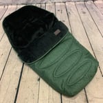 New in Pack Oyster Zero Footmuff Alpine Green