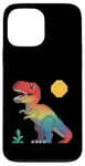 iPhone 13 Pro Max Pixel Dinosaur Retro Style - 8-Bit Dino Graphic Case