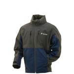 FROGG TOGGS Pilot II Guide Veste imperméable respirante pour homme L Bleu poussière/ardoise.