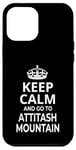 iPhone 12 Pro Max 'Keep Calm And Go To Attitash Mountain Ski Resort!' Saying Case