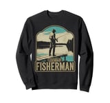 Legendary Fisherman Sunset Fishing Trips Gifts Men Outdoors Sweatshirt