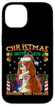 iPhone 14 Christmas Is Better With A King Charles Spaniel Santa Claus Case