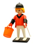 Figurine en résine Playmobil Plastoy - Le Cavalier de Concours d'Obstacles