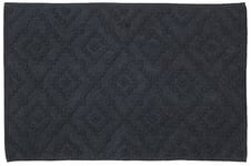 Sealskin Aztec Tapis de bain 60x90 cm Coton Gris foncé