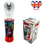 Official Marvel Avengers Table/Desk Cylindrical LED Projector Lamp Night Light