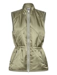 Rovigo Vest Vests Quilted Vests Khaki Green Daily Sports