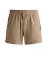 BOSS Men's Iconic Swim Short, Dark Beige259, L