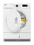 Zanussi Freestanding Condenser Tumble Dryer ZDC72B4SW, 7kg Load Capacity, Reversible Door, Delay Start, Anticrease, Save Time with AutoAdjust, Dry cottons and synthetics in one load with Mix EasyDry