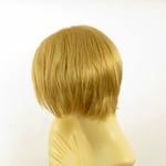 short wig for women smooth golden blond ref LANA 24B PERUK