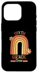 iPhone 16 Pro Cute Teacher Back To School First Day of 6th Grade Crew Case