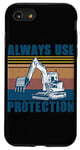 Coque pour iPhone SE (2020) / 7 / 8 Ouvrier du bâtiment Pilote d'excavatrice de chantier