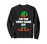 I'm The Video Game Elf Family Pajama Christmas Gaming Gamer Sweatshirt