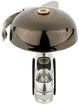 CatEye OH-2300B Hibiki Brass Bell Black: Durable, clear sound, stylish black