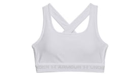 Brassiere under armour crossback mid bra blanc femme