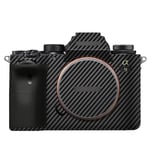 Coque de protection pour appareil photo A9M2,Film autocollant Premium pour Sony ILCE-9 II,Alpha 9 II - Type Carbon Fiber Black